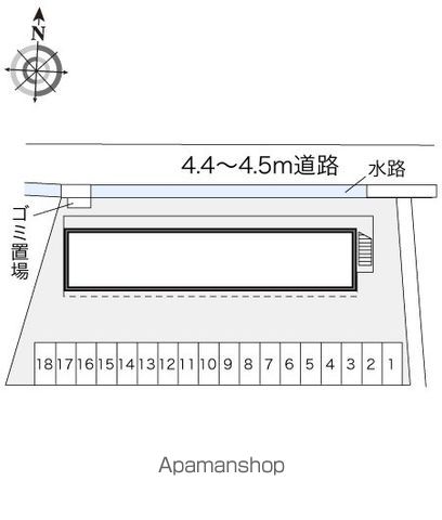 レオパレス長者原 207 ｜ 福岡県糟屋郡粕屋町長者原西３丁目5-33（賃貸アパート1K・2階・22.70㎡） その23