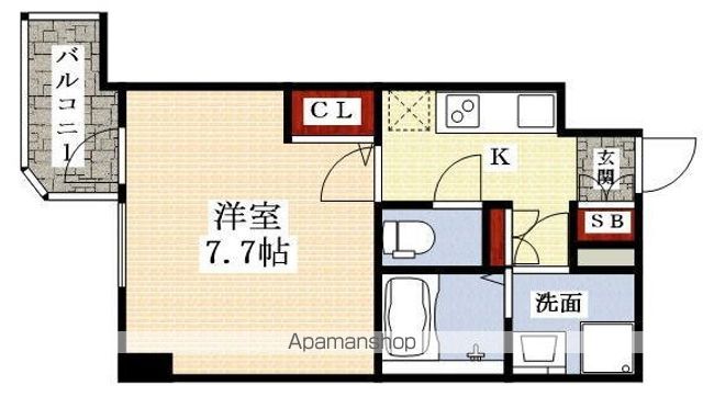 LA DOUCEUR 江坂IIの間取り写真