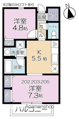 FIORALBAの間取り写真