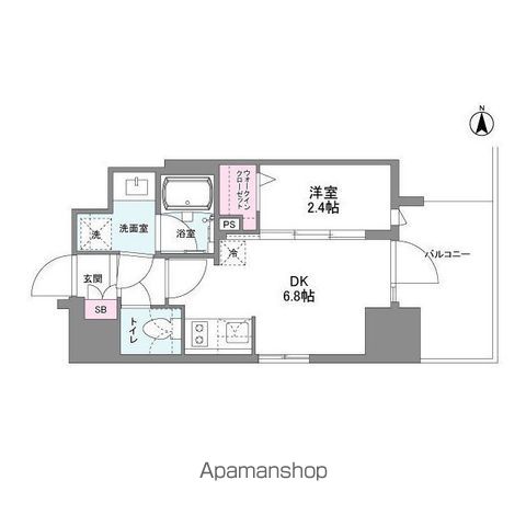 シーズンフラッツ南森町PREMIERの間取り写真