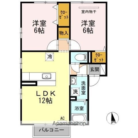 キュベレイの間取り写真