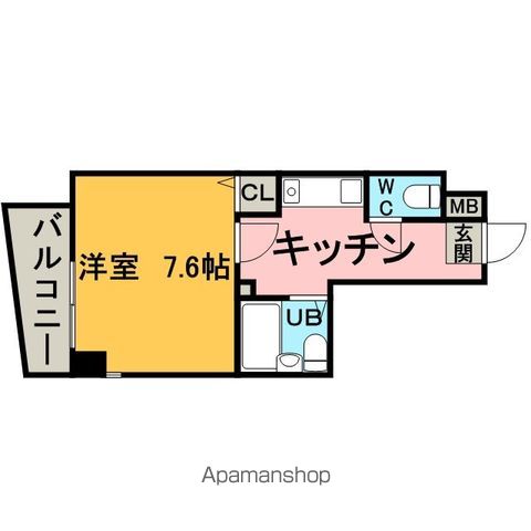 【福岡市東区箱崎のマンションの間取り】