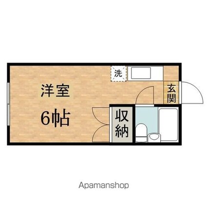 みゆきハイツ[1R/17.39m2]の間取図