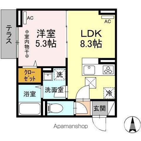 グラナーデ南田中の間取り写真