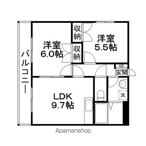 【アーバン香椎神宮の間取り】