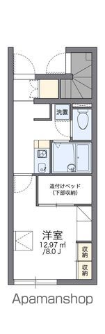 レオパレスシャルマン ドミールの間取り写真