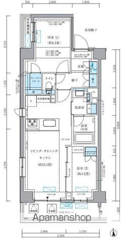 パークアクシス品川シーサイドの間取り写真