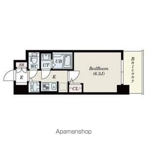 SーRESIDENCE江坂EMINENCEの間取り写真