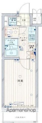 ルーブル豊玉伍番館[1K/20.25m2]の間取図