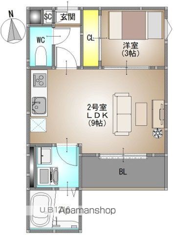 REGALEST 浜の間取り写真