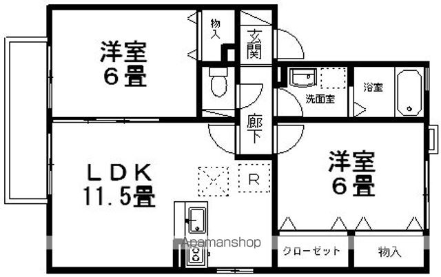 ガーデンハイツ都の間取り写真