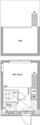 東京都杉並区成田東５丁目[1R/10.72m2]の間取図