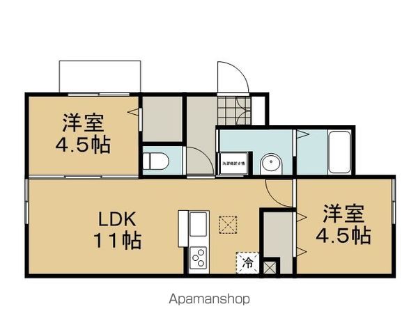 DーROOM烏丸北大路の間取り写真