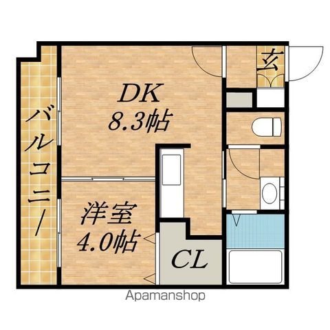 VILLAGE北大通壱番館の間取り写真