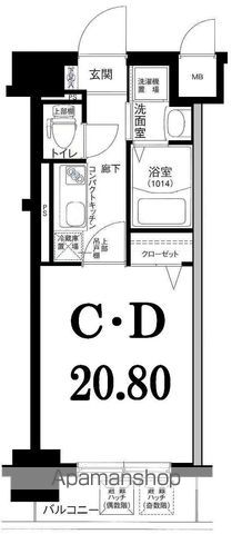 グリフィン横浜・桜木町参番館の間取り