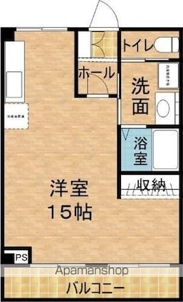 Ｌｅ　ｍｏｎｄｅ[1R/39.6m2]の間取図