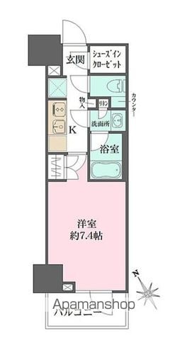 ルフォンプログレ四谷の間取り写真