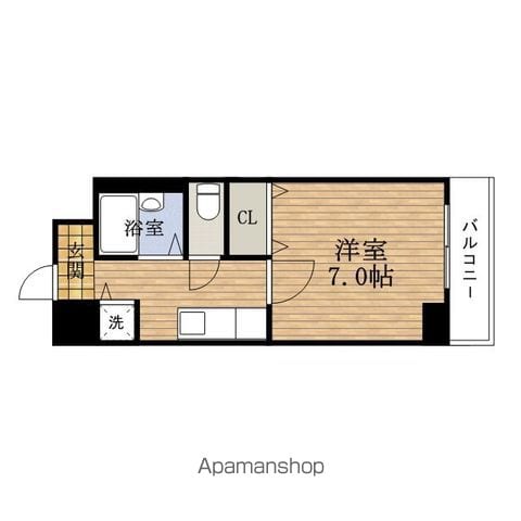 グラマシー心斎橋東の間取り写真