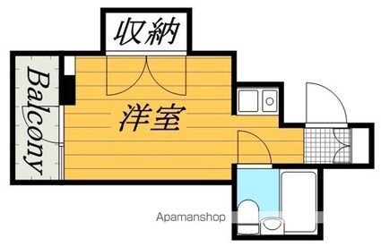 長谷川ビル[1R/19.44m2]の間取図