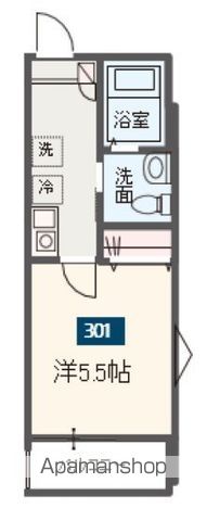 MELDIA清新4丁目の間取り写真
