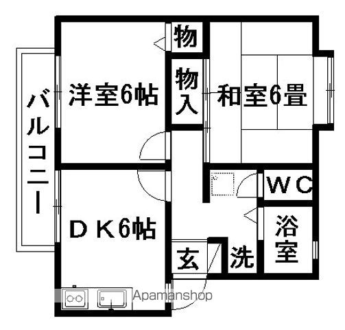 セジュールMの間取り写真