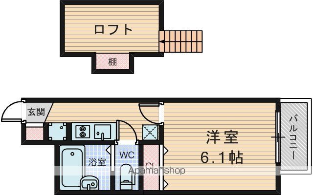 スクエア豊中の間取り写真