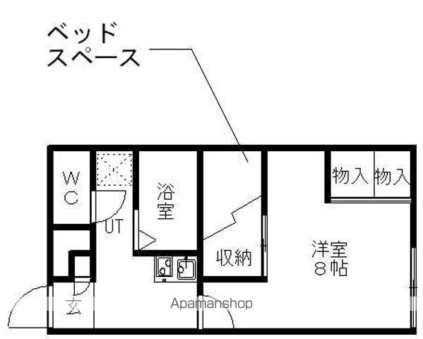 レオパレスグリーンヒル藻岩の間取り写真
