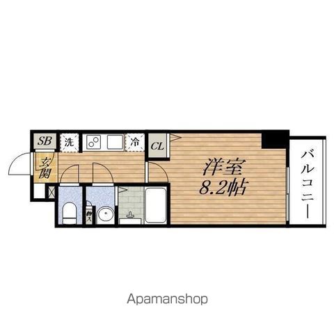 TOPAZ江坂の間取り写真