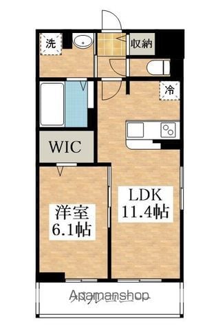 ポムドパン北花田の間取り写真