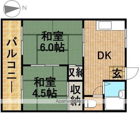 フォーブル本間の間取り写真