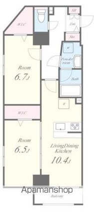ＪＰＴ　ＲＥＳＩＤＥＮＳＥ[2LDK/58.34m2]の間取図