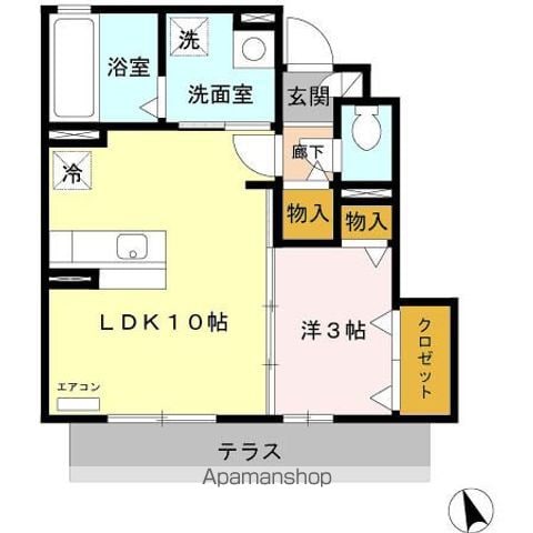 アバンティ Iの間取り写真