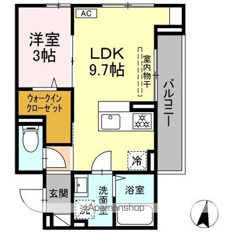 （仮称）神大寺２丁目プロジェクト 301｜神奈川県横浜市神奈川区神大寺２丁目(賃貸アパート1LDK・3階・32.95㎡)の写真 その2