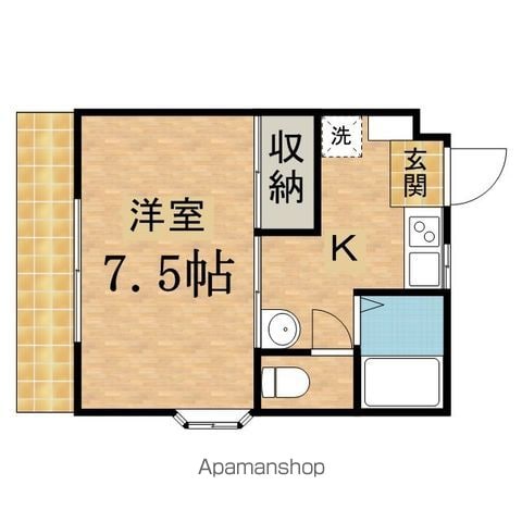 ハイツ西山の間取り写真