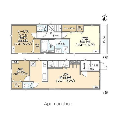 【ＫＯＬＥＴ滝不動１３の間取り】