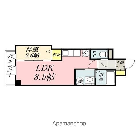 月光 千日前の間取り写真