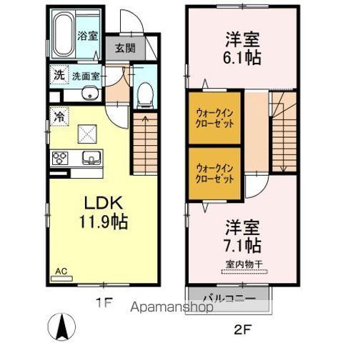 ソラーナ浜町の間取り写真