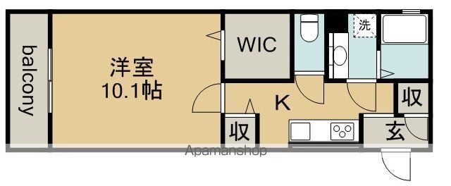 中央本線 勝川駅 徒歩10分 3階建 築10年の間取り写真