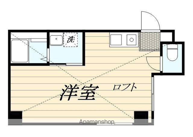 74パークマンションの間取り写真