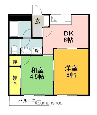 柿ノ木美江寺の間取り写真