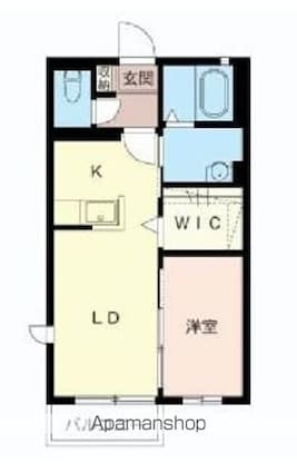 メゾン・ジュネス[1LDK/34.02m2]の間取図