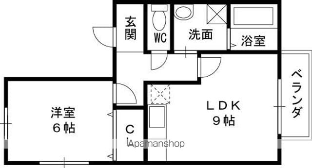 第7ウエスタンハイツの間取り写真