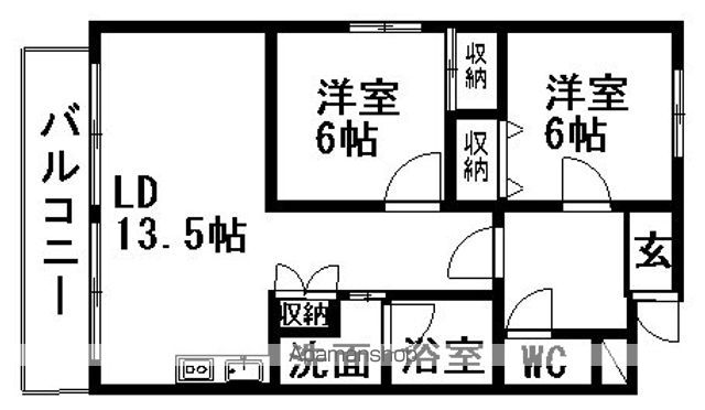 レスプランドールの間取り写真