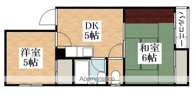 パークサイドマンションの間取り写真