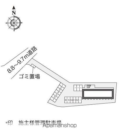 レオパレスビューティフルメナド 105 ｜ 福岡県古賀市今の庄２丁目3-2（賃貸アパート1K・1階・23.18㎡） その20