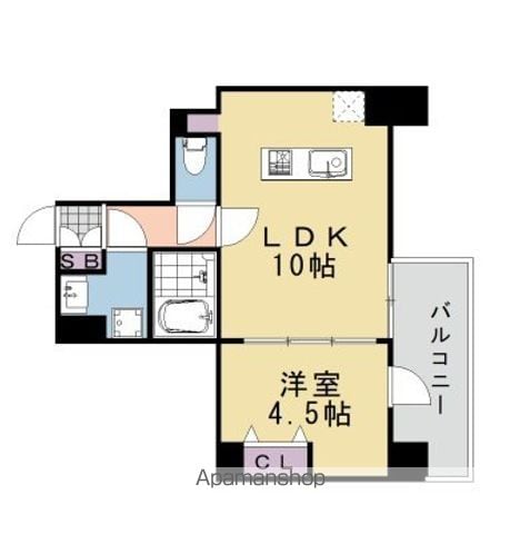 クローナコート烏丸御池の間取り写真