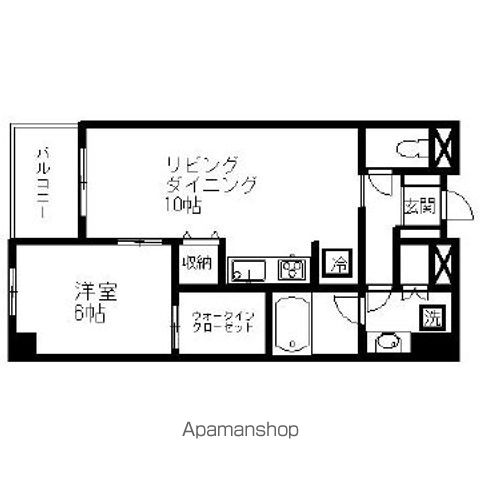 レジディア日本橋浜町の間取り写真