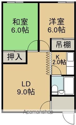 コーポはまなすの間取り写真