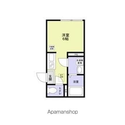 中野区若宮２丁目ＡＰ工事[1R/16.14m2]の間取図