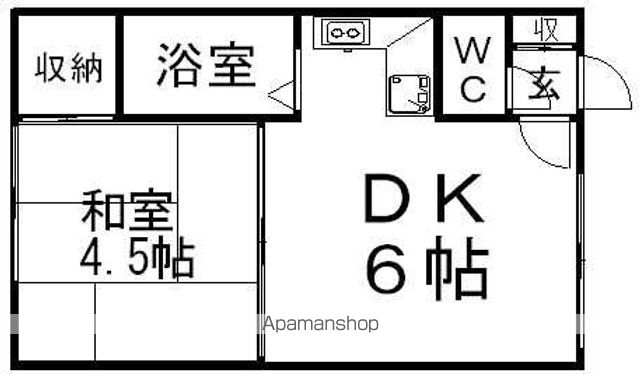 第6ハイツ幸梅の間取り写真
